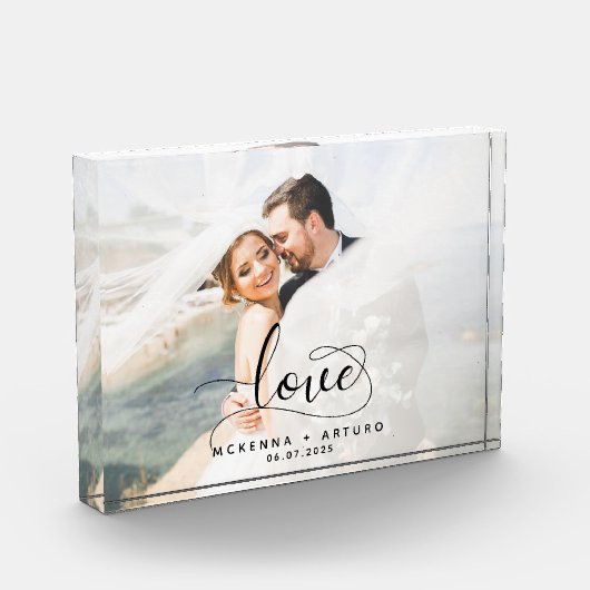 Custom Wedding Love Script Fotoblokken (Links)