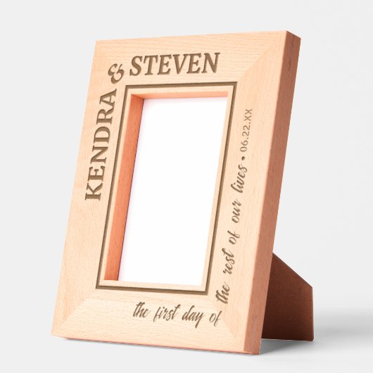 Custom Wedding Modern Gegraveerde Lijstjes (Links)