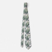 Custom Wedding Name on Back of Neck Tie Stropdas (Achterkant)