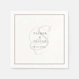 Custom Wedding Napkins Servet