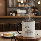 Custom Wedding Officiant Gift Hilarious Definition Mok