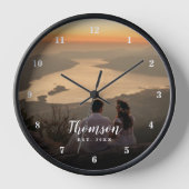 Custom Wedding Photo Monogrammed (Voorkant)