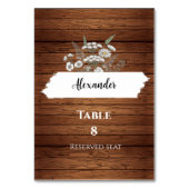 Custom wedding placeholder card kaart (Voorkant)