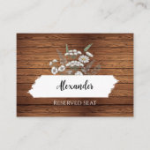Custom wedding placeholder cards plaatskaartje (Voorkant)