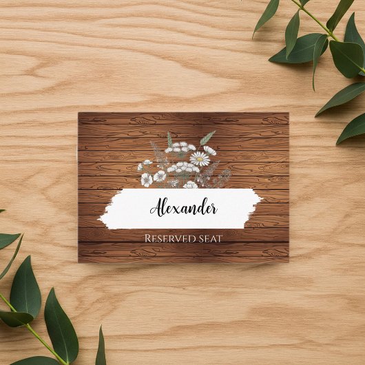 Custom wedding placeholder cards plaatskaartje