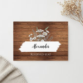 Custom wedding placeholder cards plaatskaartje
