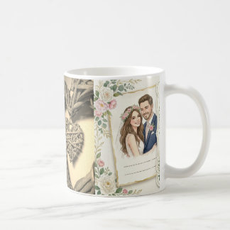 Custom Wedding Portrait Mug  Koffiemok