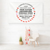 Custom Wedding Welcome Sign 6' x 10' Vinyl Banner (Insitu)