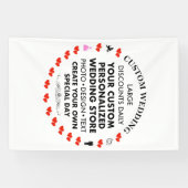 Custom Wedding Welkomstbord 6' x 4' Vinyl Banner (Horizontaal)