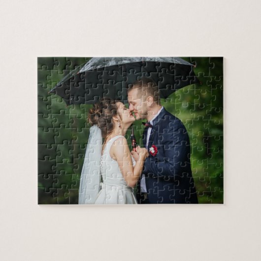 CUSTOM Weduwfoto Jubileum Gift Legpuzzel (Horizontaal)