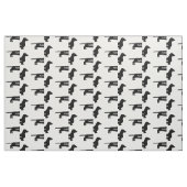Custom Weiner Dog Silhouet Stof (Fat Quarter)
