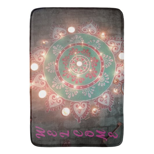 Custom welcome design  badmat (Voorkant Verticaal)