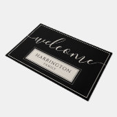 Custom Welcome Family Name  Doormat Deurmat (Schuin)