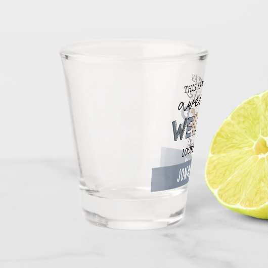 Custom Welder Funny Geweldige Welder Gifts Shot Glas (Links)