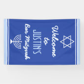 Custom Welkom bij Bar Mitzvah Spandoek (Horizontaal)