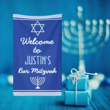Custom Welkom bij Bar Mitzvah