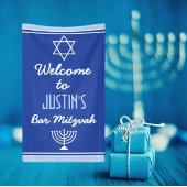 Custom Welkom bij Bar Mitzvah Spandoek