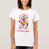 Custom Welkom Home Ballerina T-shirt (Voorkant)