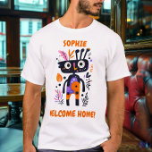 Custom Welkom Home Grappig Grafisch T-shirt