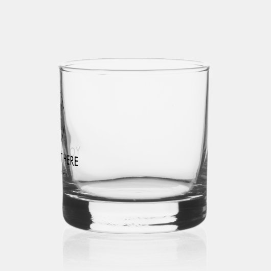 Custom Whiskey Glas Met Logo (Links)