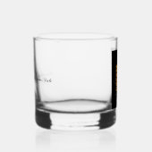 "Custom Whiskey Glass – Tijgerkop & Motivatie" Whisky Glas (Rechts)