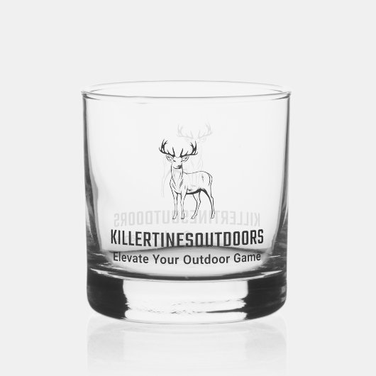 Custom whiskey glass whisky glas (Voorkant)