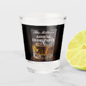 Custom Whiskey Rocks Derby Shot Glas (Voorkant)