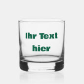 custom whiskyglas mit text whisky glas (Voorkant)