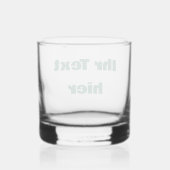 custom whiskyglas mit text whisky glas (Achterkant)