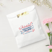 Custom White Favor Bag - Vier President Trump Bedankzakje (Gezegeld)