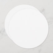 Custom white simple Design Add Photo or Text Feestdagenkaart (Voorkant / Achterkant)