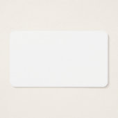 Custom white simple Design Add Photo or Text Visitekaartje (Achterkant)