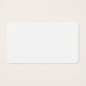 Custom white simple Design Add Photo or Text Visitekaartje (Voorkant)