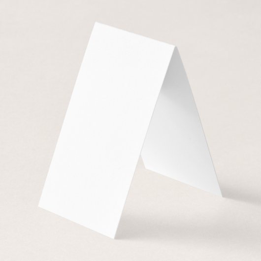 Custom white simple Design Add Photo or Text Visitekaartje (Voorkant)