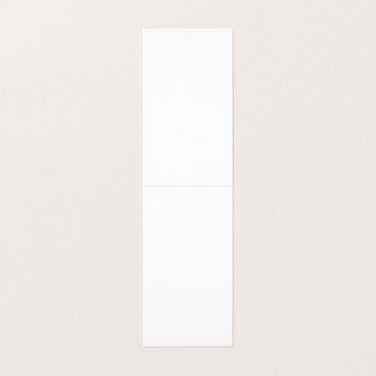 Custom white simple Design Add Photo or Text Visitekaartje (Buitenkant ongevouwen)