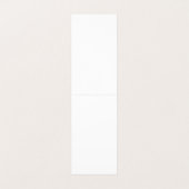 Custom white simple Design Add Photo or Text Visitekaartje (Binnenkant ongevouwen)