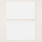 Custom white simple Design Add Photo or Text Visitekaartje (Voorkant /achterkant)