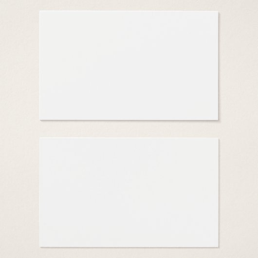 Custom white simple Design Add Photo or Text Visitekaartje (Voorkant /achterkant)