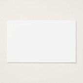 Custom white simple Design Add Photo or Text Visitekaartje (Voorkant)