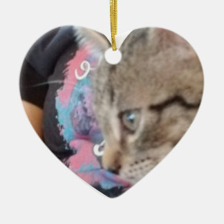 Custom Who Rescued Who Pet Name  Keramisch Ornament