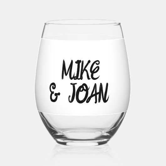 CUSTOM WIJN GLAS GLAZEN (Voorkant)