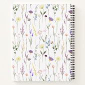 Custom Wildflower Gratitude Journal Notitieboek (Achterkant)