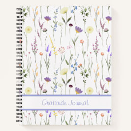 Custom Wildflower Gratitude Journal Notitieboek