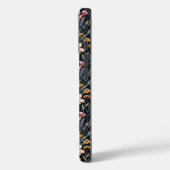 Custom Wildflowers Botanical Inspiration Black Case-Mate iPhone Case (Achterkant / Links)