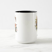 Custom Wildflowers Initial Birthday Mug For Mom Mok (Midden)