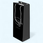 Custom Wine Gift Bag Business Logo Branded Wijn Cadeautas