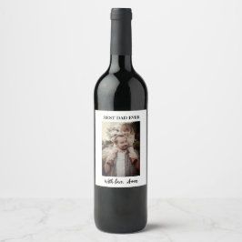 "Custom Wine Label Sjabloon" Wijn Etiket