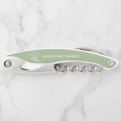 Custom Winery | Restaurant met groene druiven wijn Kurkentrekker (Voorkant)