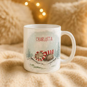 Custom Winter Bear Mug – Sleeping Animal Design Koffiemok