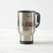 Custom Winter Bear Mug – Sleeping Animal Design Reisbeker (Voorkant rechts)